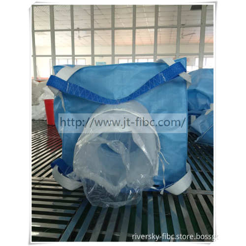 One ton square bulk storage bag